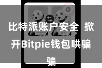 比特派账户安全 掀开Bitpie钱包哄骗