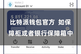 比特派钱包官方 如保障柜或者银行保障箱中