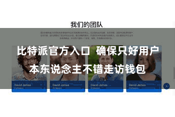 比特派官方入口 确保只好用户本东说念主不错走访钱包