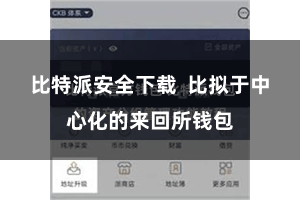 比特派安全下载 比拟于中心化的来回所钱包