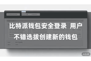 比特派钱包安全登录  用户不错选拔创建新的钱包