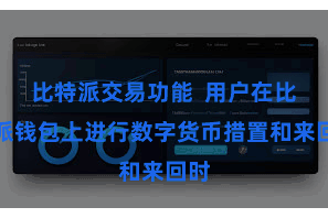 比特派交易功能  用户在比特派钱包上进行数字货币措置和来回时