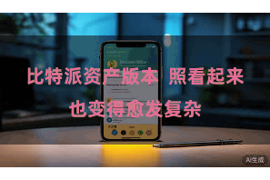 比特派资产版本  照看起来也变得愈发复杂