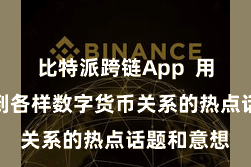 比特派跨链App  用户不错看到各样数字货币关系的热点话题和意想